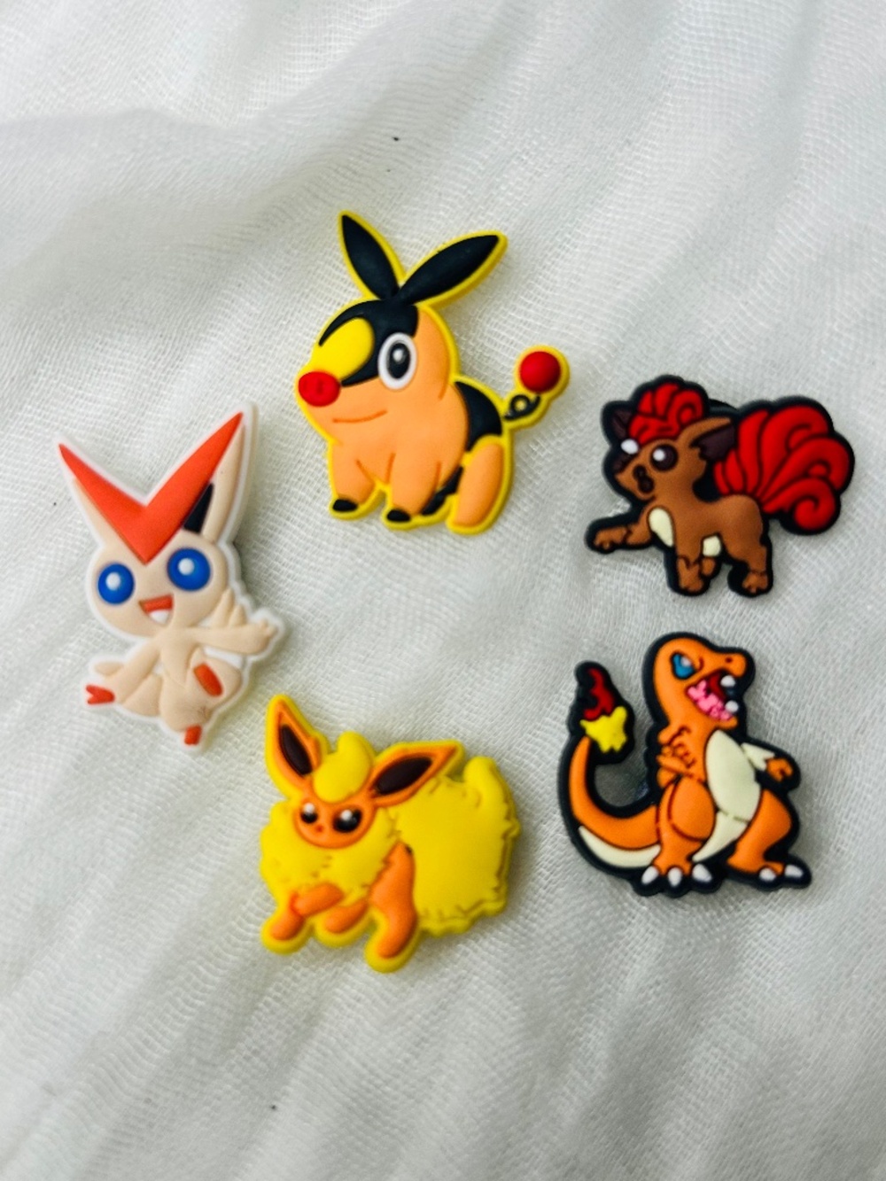 Pokemon Croc Charms, Jibbitz - Set #98